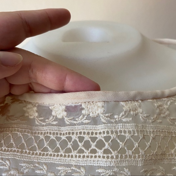 SOLD Vintage Sheer Puff Sleeve Dress - Picture 9 of 16